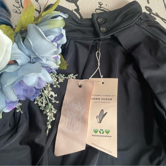 NWT Revolve HAH We Are Hot As Hell Gloves Off Bodysuit in Noir, Size Large - Picture 12 of 14